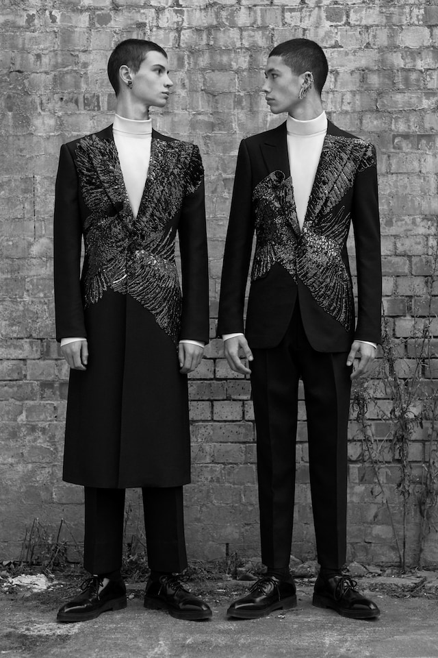 Alexander McQueen AW19 Menswear Collection Ethan James Green