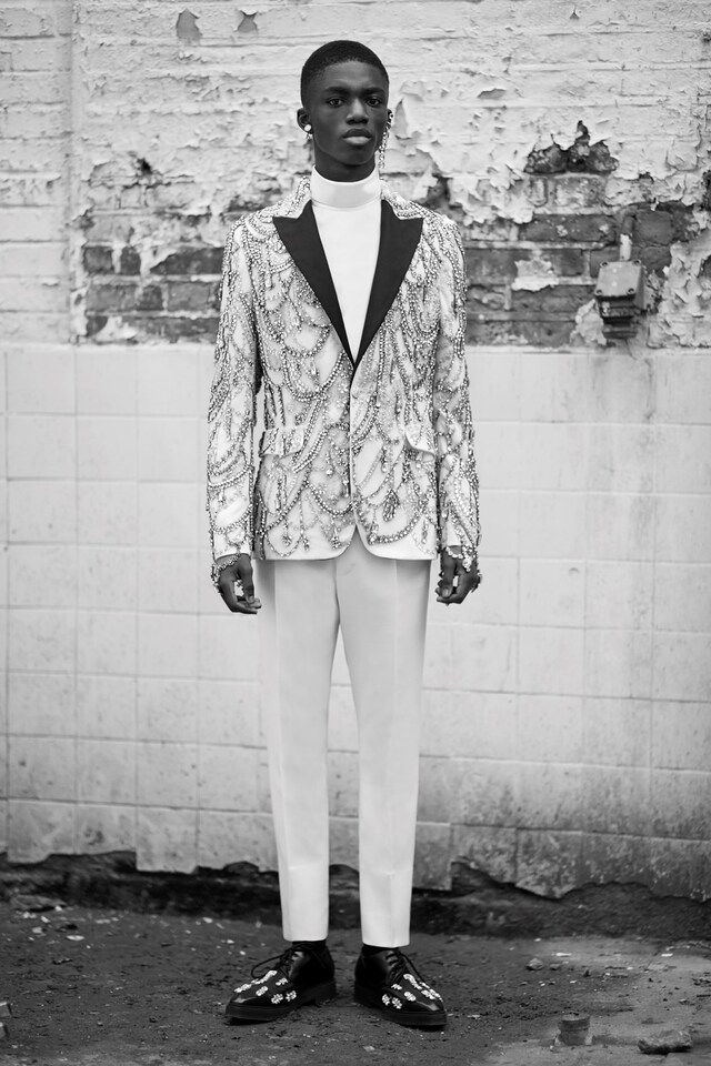 Alexander McQueen AW19 Menswear Collection Ethan James Green