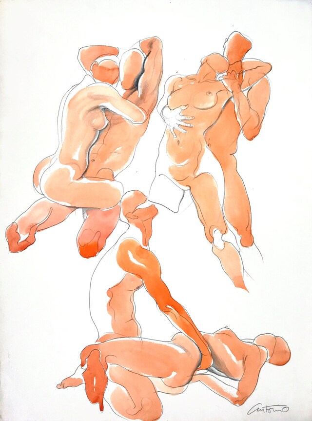 Body Study, Eric Suzewitz and Heather, 1982