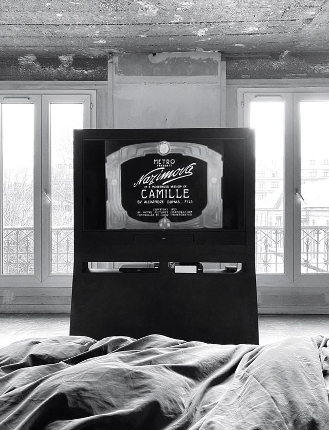 Rick Owens concrete bedroom Paris movies TV