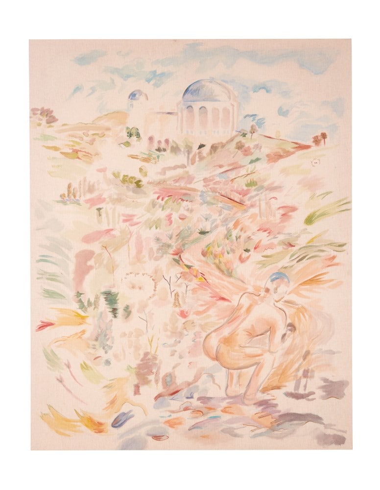 Gus Van Sant Hollywood painting watercolour exhibition 2018 