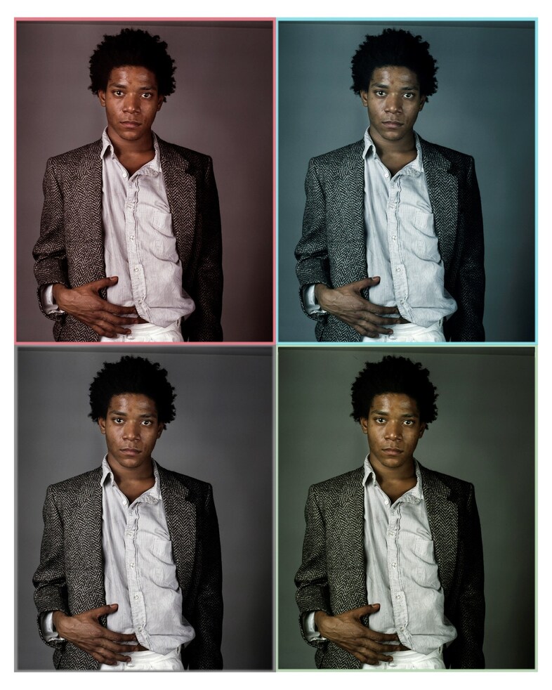 Jean-Michel Basquiat studio Richard Corman fashion style
