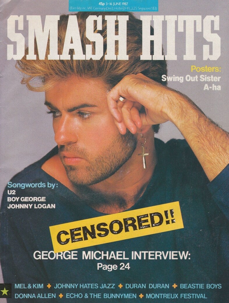 George Michael fashion style evolution