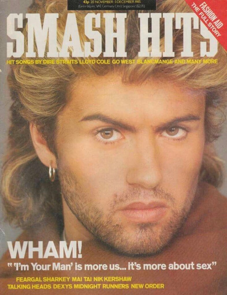 George Michael fashion style evolution