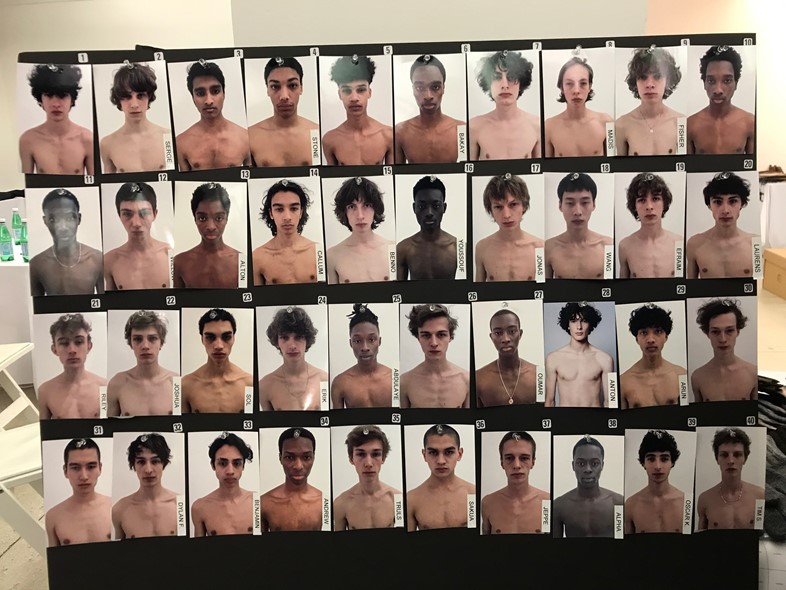 Backstage at BOSS A/W18
