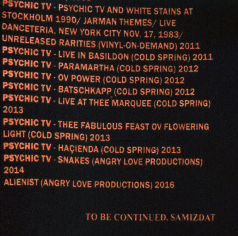 AM-PSYCHIC TV 2