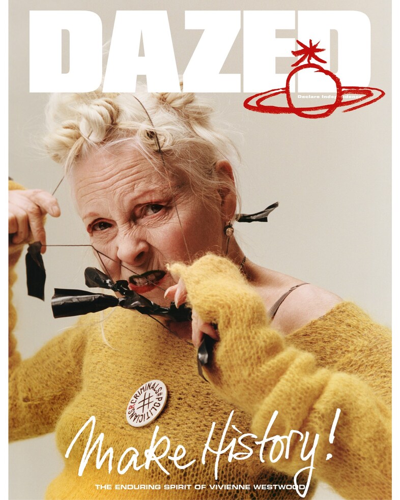 Dame Vivienne Westwood Dazed cover Harley Weir 2018