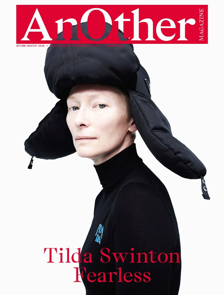 AnOther Magazine AW18 cover Tilda Swinton Willy Vanderperre