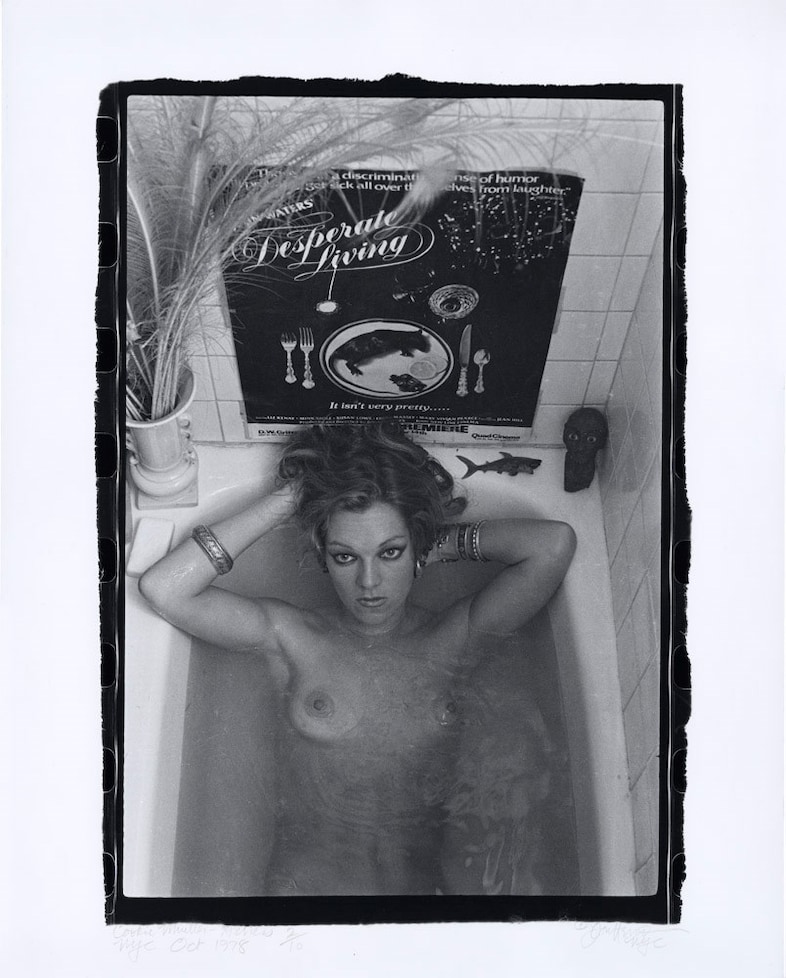 Don Herron bath tub shots Cookie Mueller