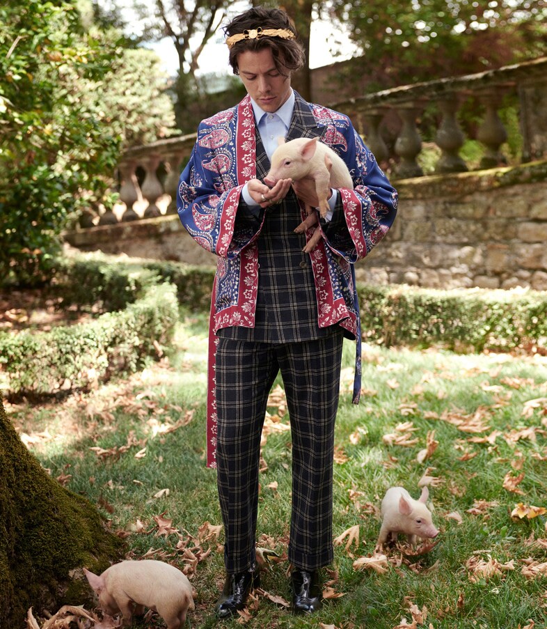 Harry Styles Gucci campaign ad 2018 Another Man fashion