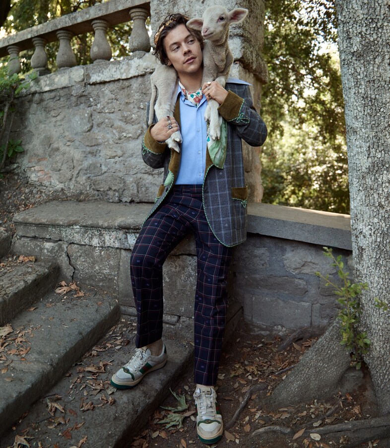 Harry Styles Gucci campaign ad 2018 Another Man fashion