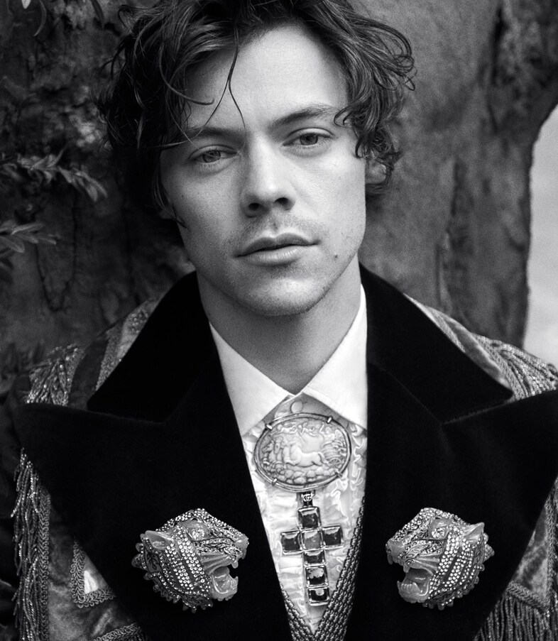 Harry Styles Gucci campaign ad 2018 Another Man fashion
