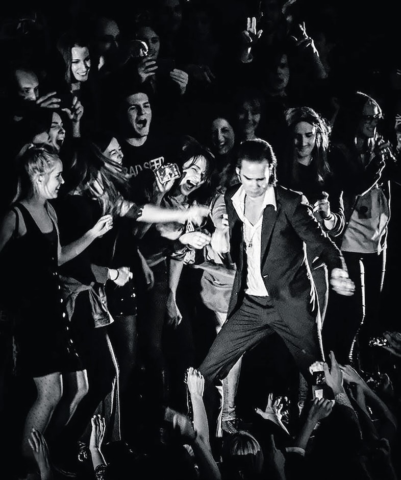 Nick Cave performing fan photos Another Man magazine 2018