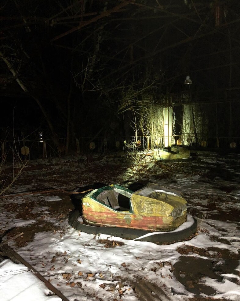 inside Chernobyl nuclear exclusion zone Artefact 