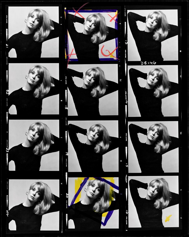 Catherine Deneuve 1966 &#169; David Bailey. Courtesy Ga