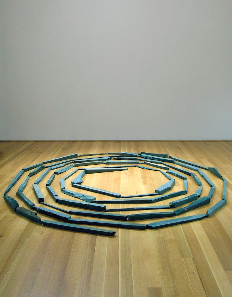 Lot 39, Richard Long Green Slate Spiral