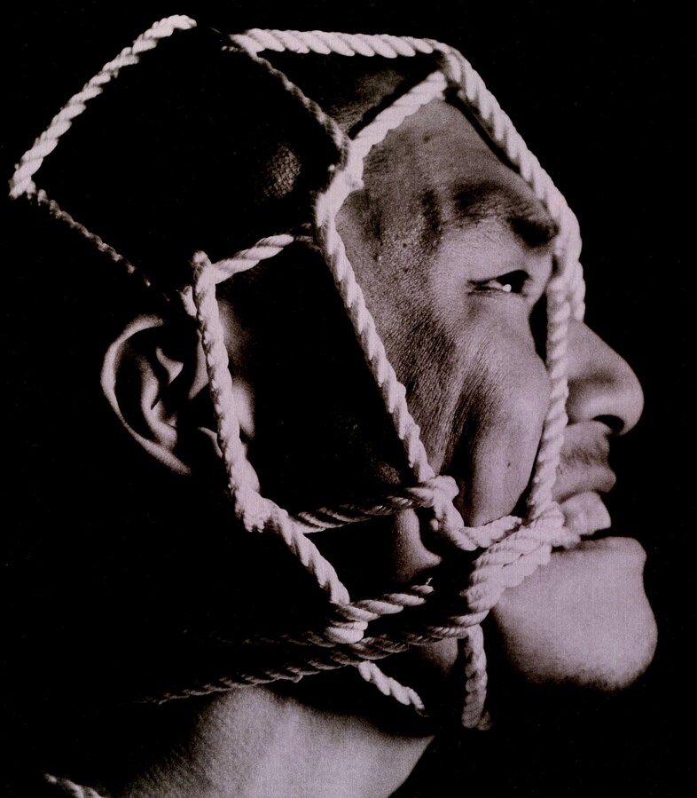 Rick Castro fetish erotic photography leather mask