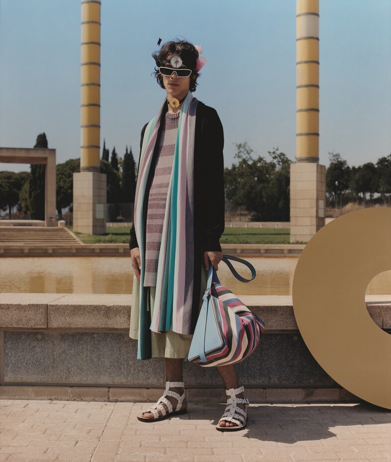 LOEWE Men&#39;s SS20 Publication Tyler Mitchell Barcelona