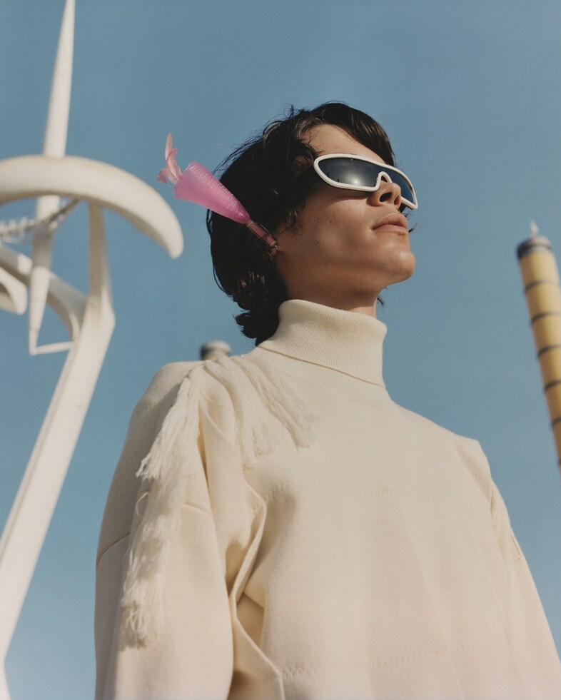 LOEWE Men&#39;s SS20 Publication Tyler Mitchell Barcelona