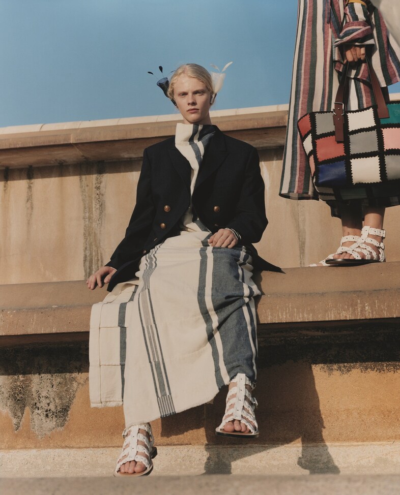 LOEWE Men&#39;s SS20 Publication Tyler Mitchell Barcelona