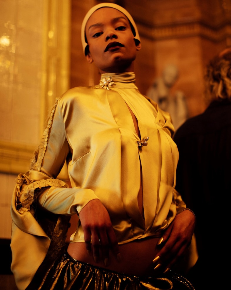 Dilara Findikoglu Autumn/Winter 2020 AW20 LFW highlights