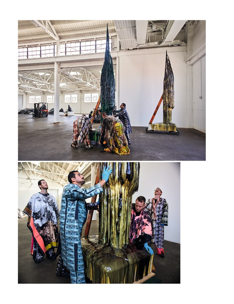 Mario Sorrenti Sterling Ruby Another Man Magazine studio