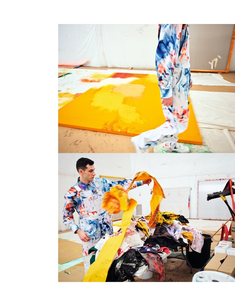 Mario Sorrenti Sterling Ruby Another Man Magazine studio