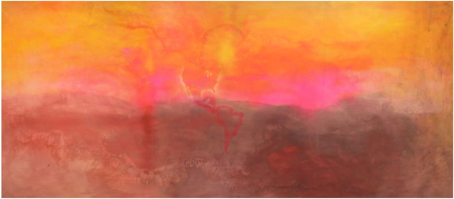 Frank Bowling, Texas Louise