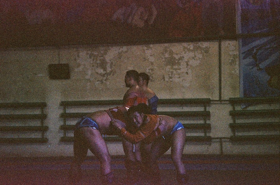 Mongolian Wrestlers Kerry J Dean