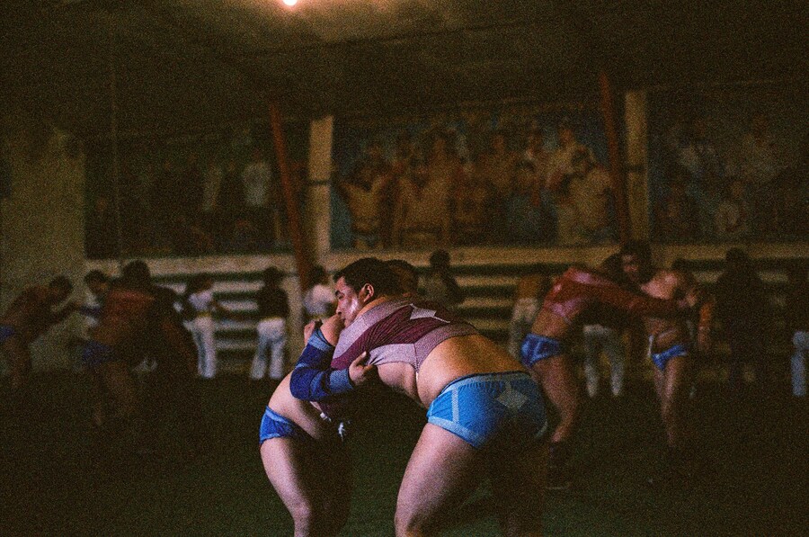 Mongolian Wrestlers Kerry J Dean