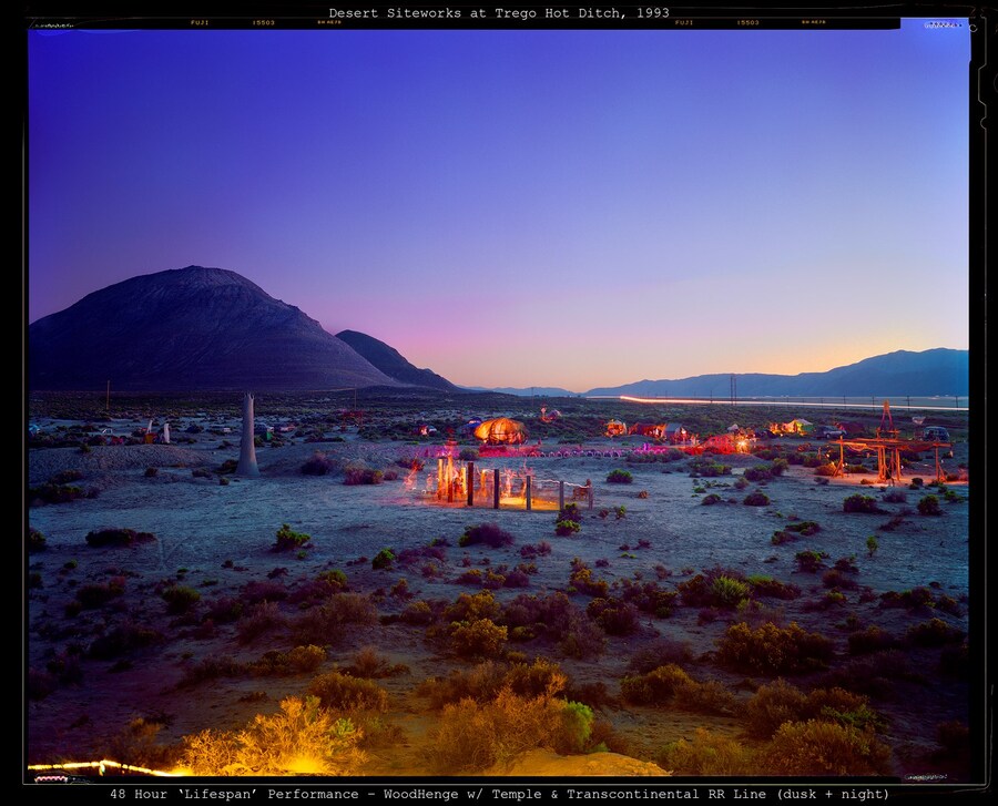 Desert Siteworks at Trego – Performance at Woodhen