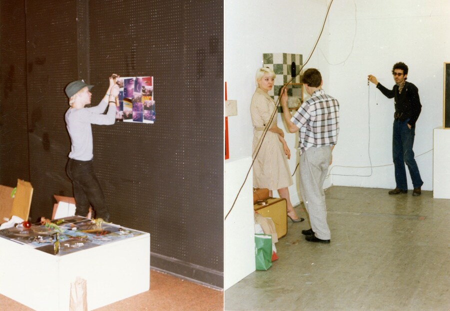 27 installation views (left - Pat Place, right - S