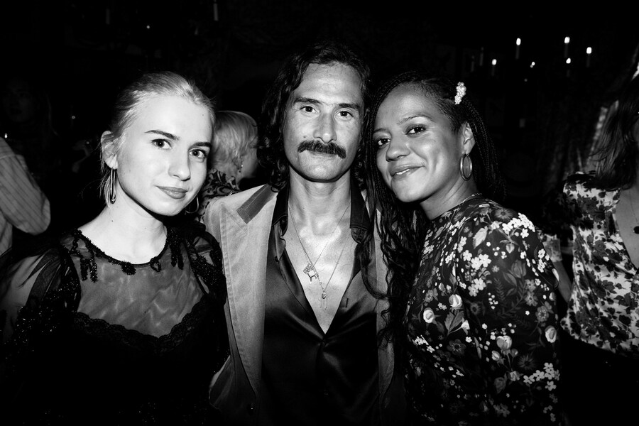 Isabella Burley, Ben Cobb and Nell Kalonji