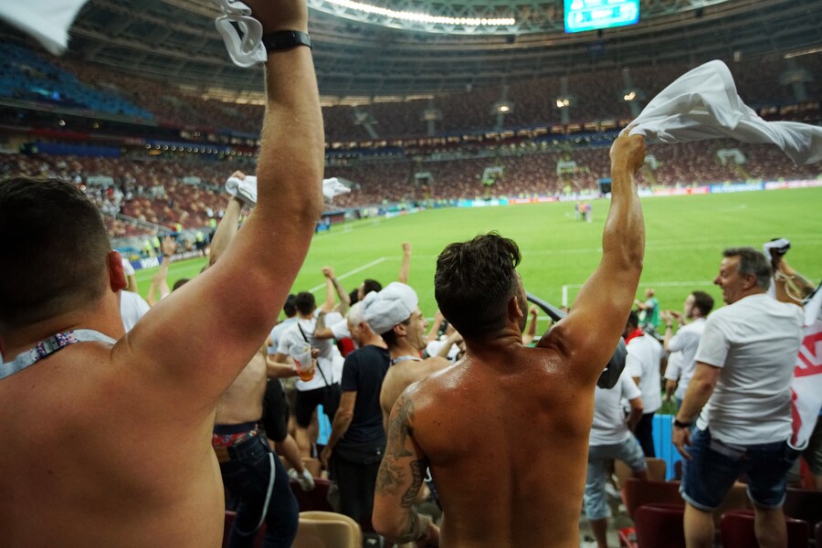 England Croatia football World Cup semi-final 2018 Russia