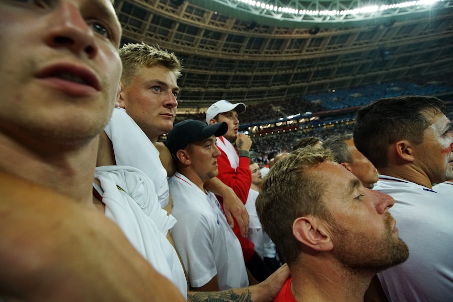 England Croatia football World Cup semi-final 2018 Russia