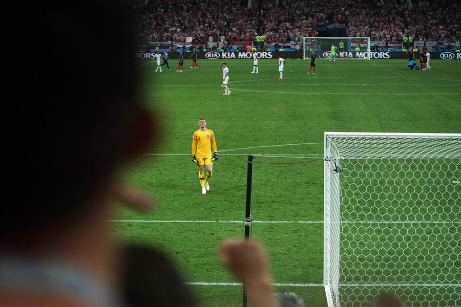 England Croatia football World Cup semi-final 2018 Russia
