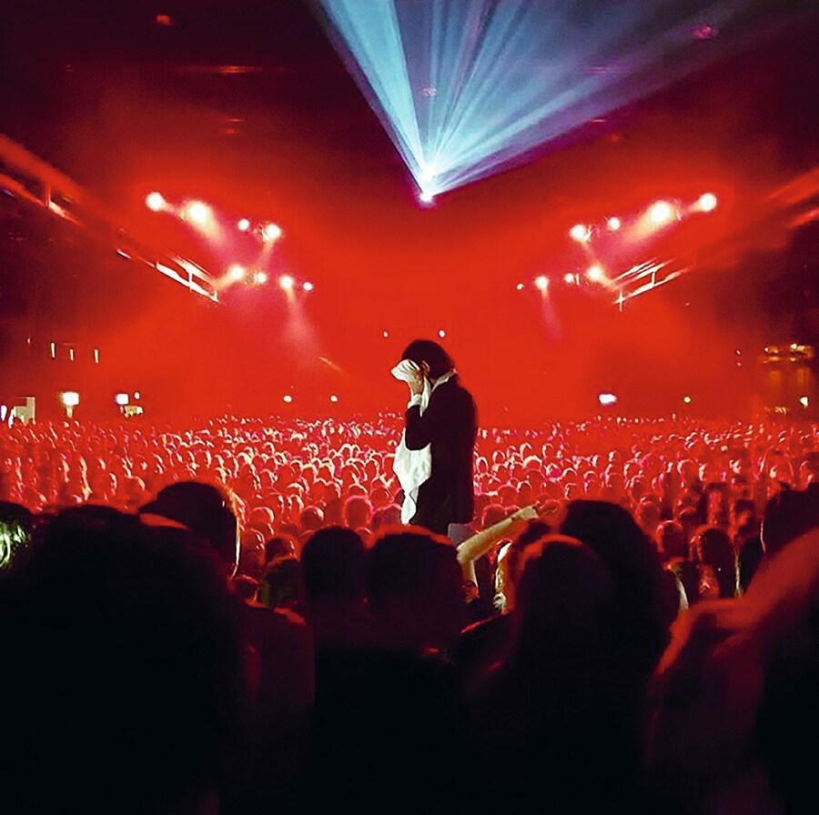 Nick Cave performing fan photos Another Man magazine 2018