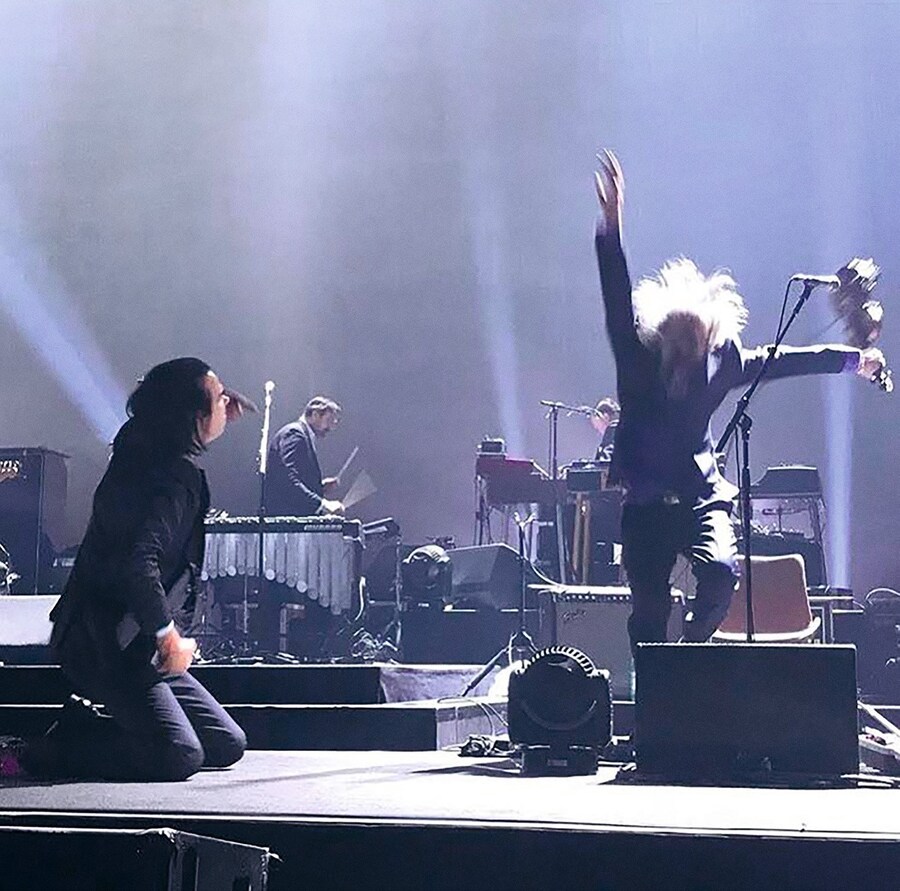 Nick Cave performing fan photos Another Man magazine 2018