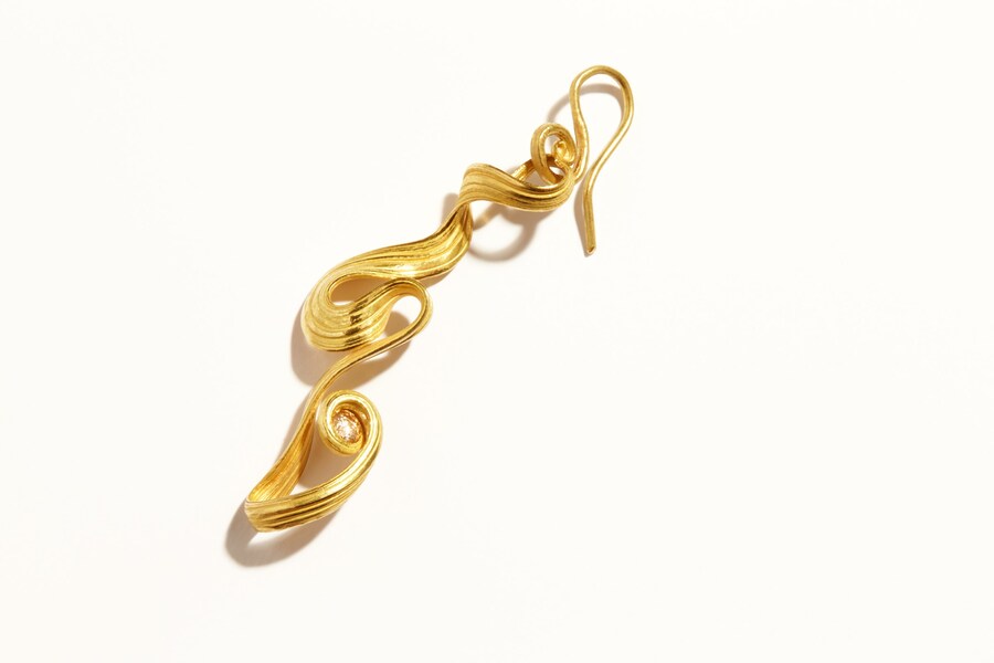Griegst Spiral Diamond Earring_G017