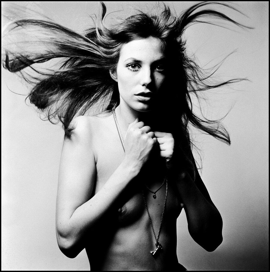 Jane Birkin 1969 &#169; David Bailey. Courtesy Gagosian