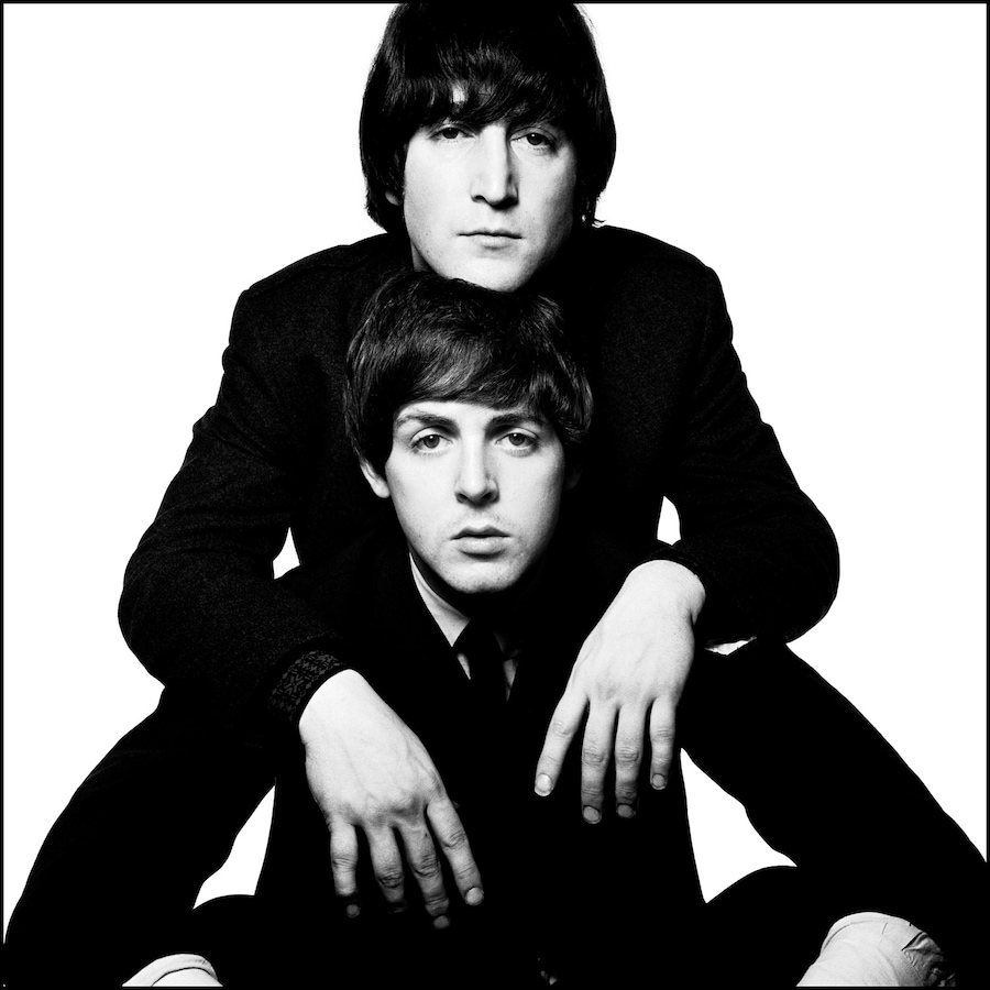 John Lennon &amp; Paul McCartney 1965 &#169; David Bailey. 