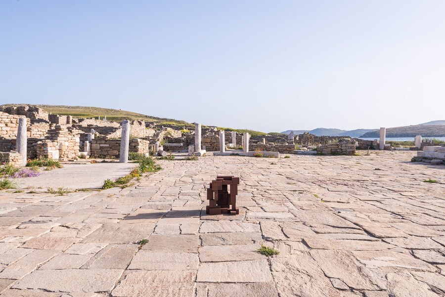 Antony Gormley SIGHT on the Island of Delos