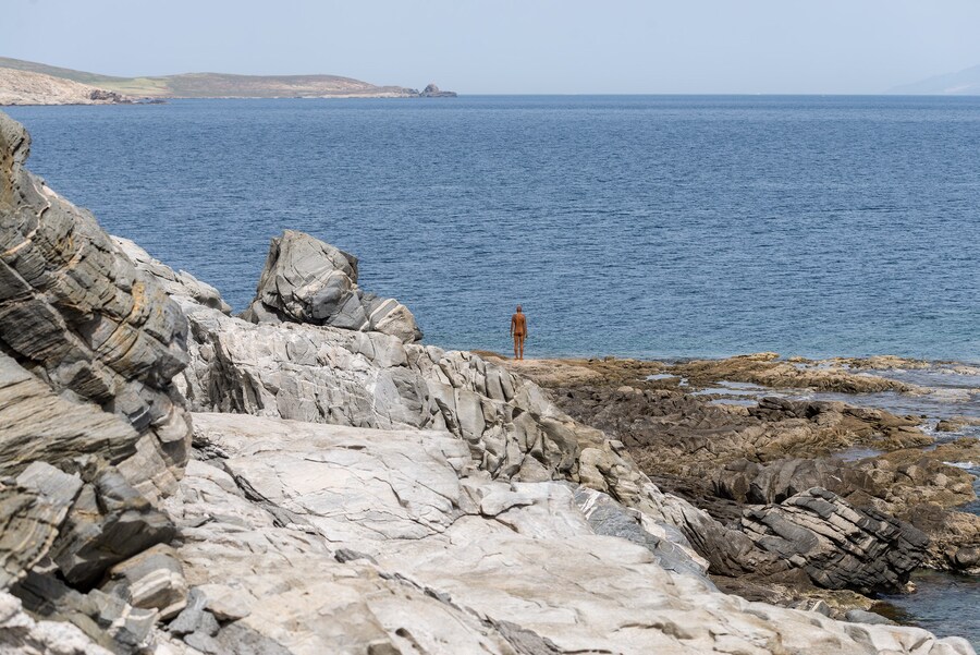 Antony Gormley SIGHT on the Island of Delos