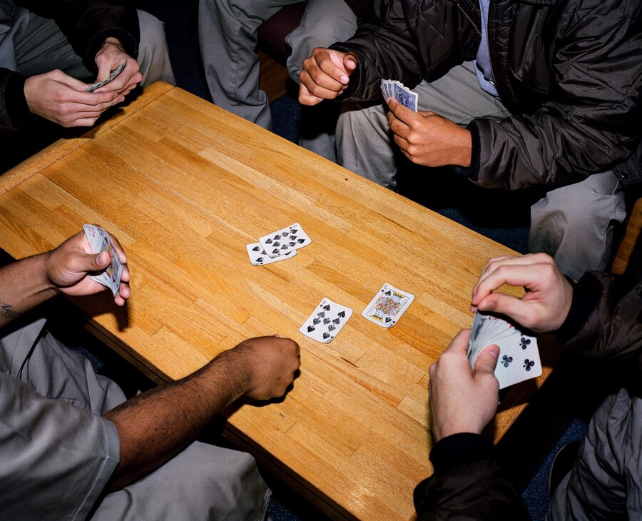 Card Game, Nebraska, Correctional Youth Facility, 