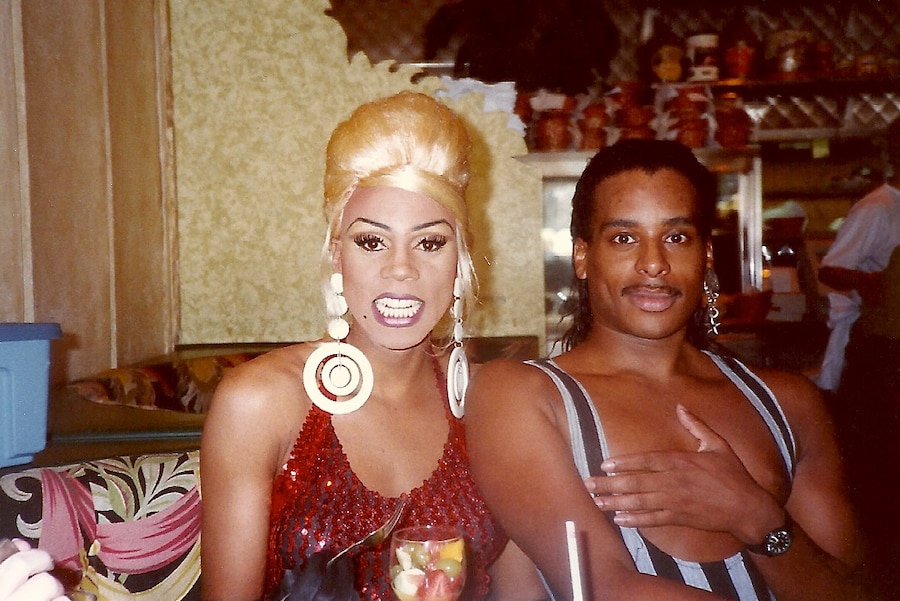 RuPaul and Willi Ninja at the Coffee Shop restaura