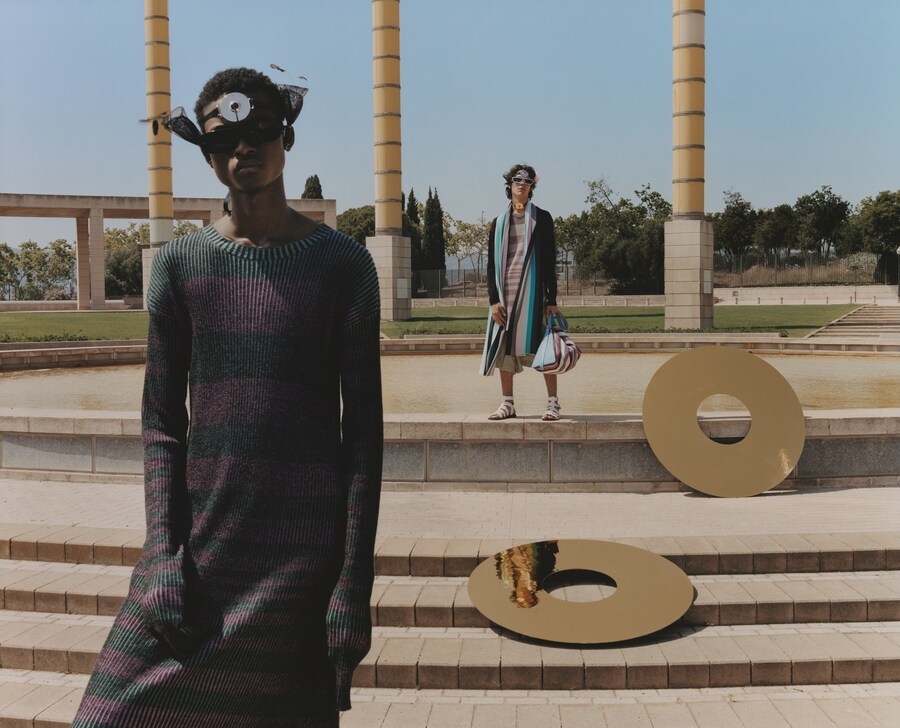 LOEWE Men&#39;s SS20 Publication Tyler Mitchell Barcelona