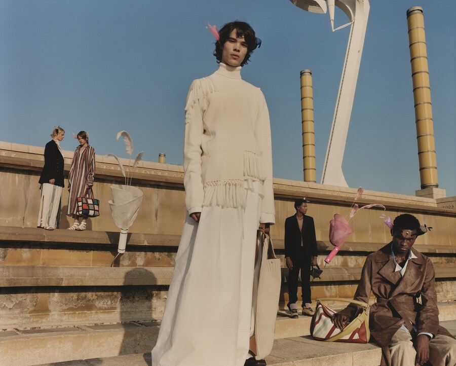 LOEWE Men&#39;s SS20 Publication Tyler Mitchell Barcelona