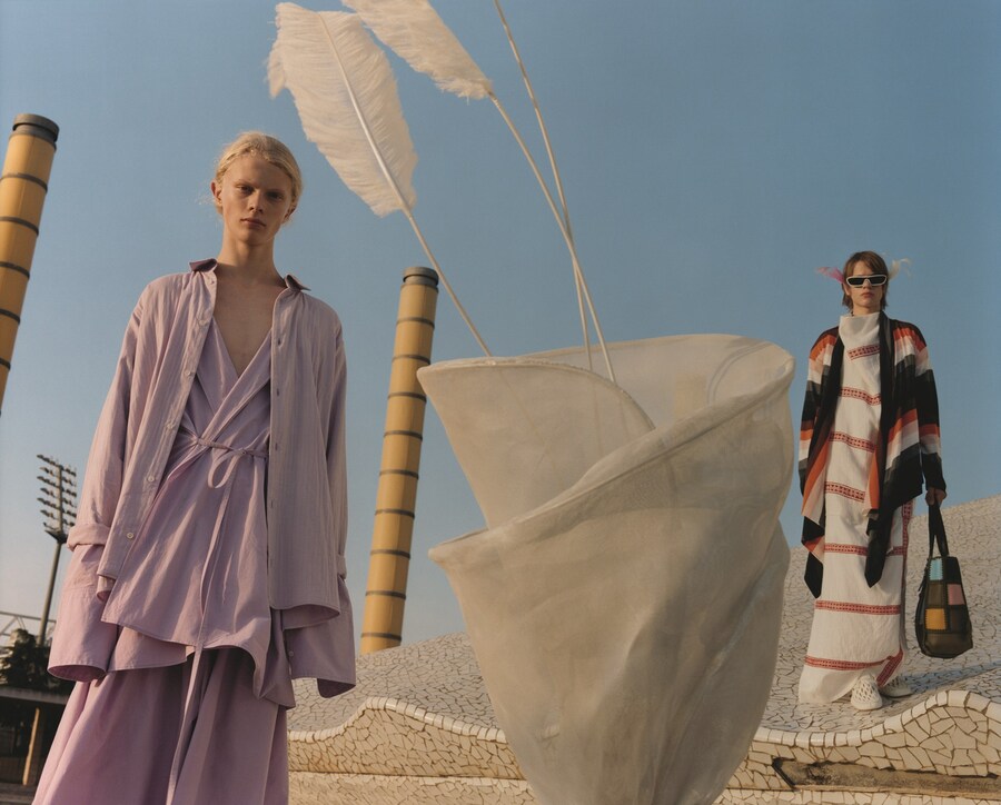 LOEWE Men&#39;s SS20 Publication Tyler Mitchell Barcelona