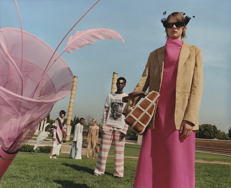 LOEWE Men&#39;s SS20 Publication Tyler Mitchell Barcelona