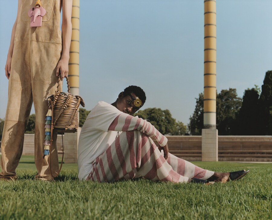 LOEWE Men&#39;s SS20 Publication Tyler Mitchell Barcelona